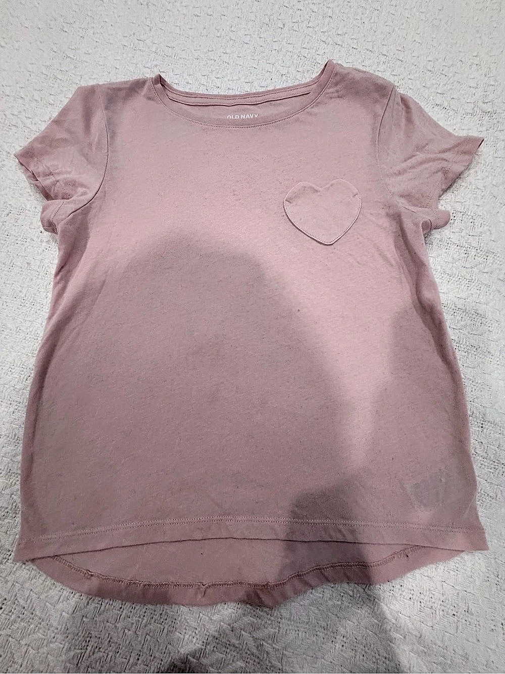 Old Navy Softest Short-Sleeve Heart-Pocket T-Shirt for Girls Heart-Pocket